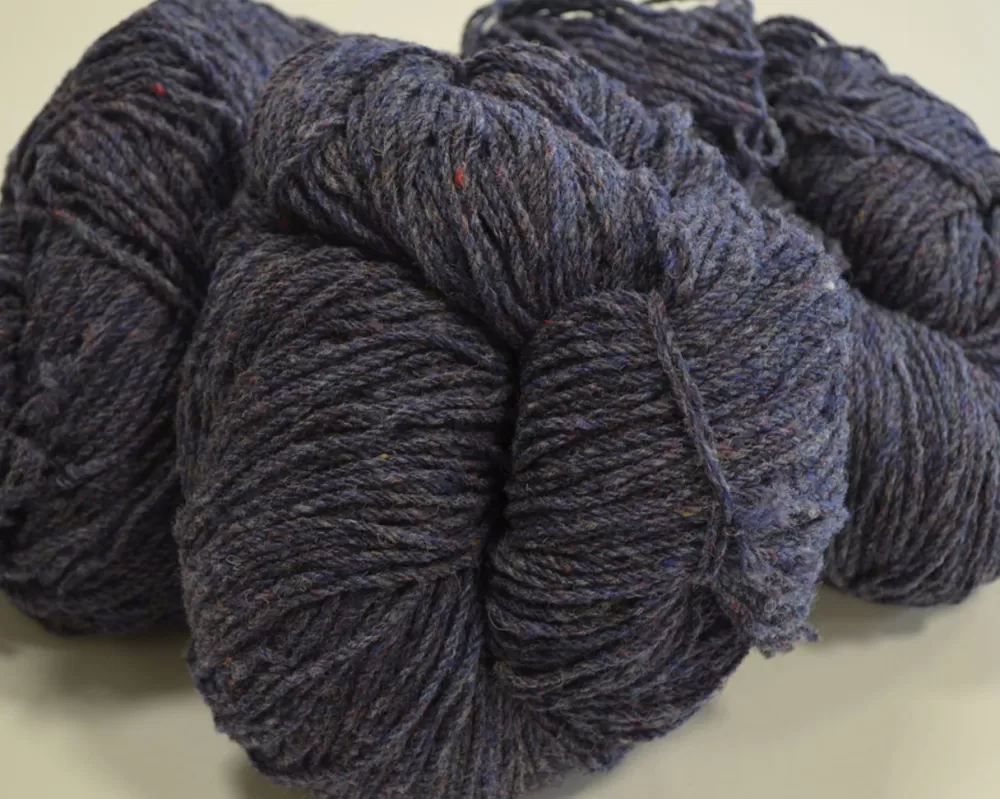 Flash Sale Aran Wool Knitting Hanks - Denim Mix Aran Wool