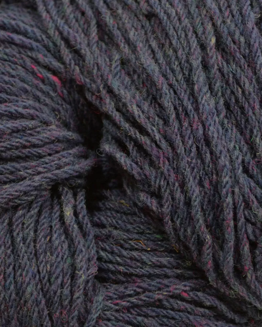Outlet Aran Wool Knitting Hanks - Purple Fleck Aran Wool