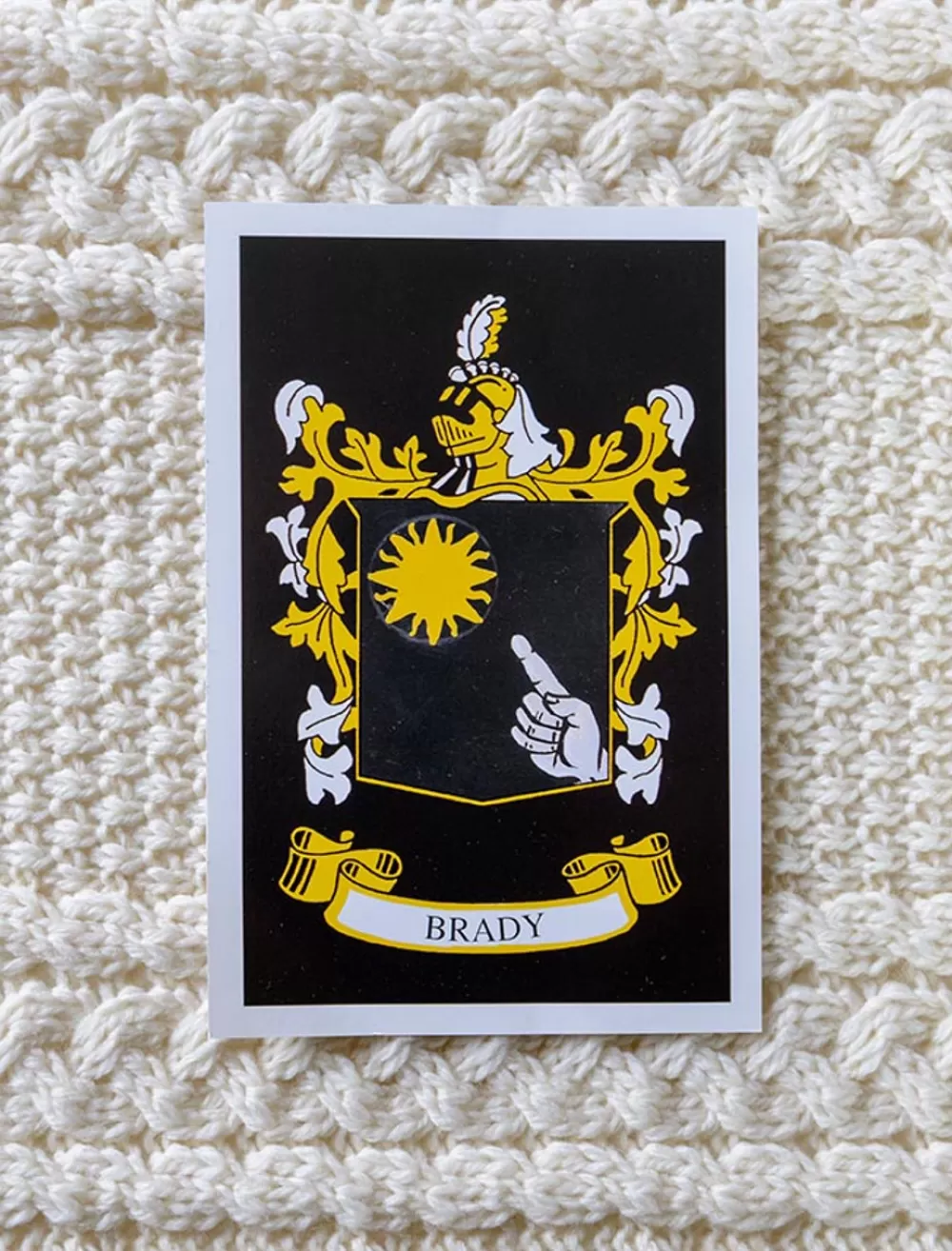 Shop Brady Clan Aran Throw Clan Throws
