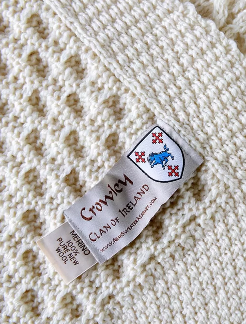 crowley_clan_aran_throw_2-2.webp Online Crowley Clan Aran Throw Clan Throws