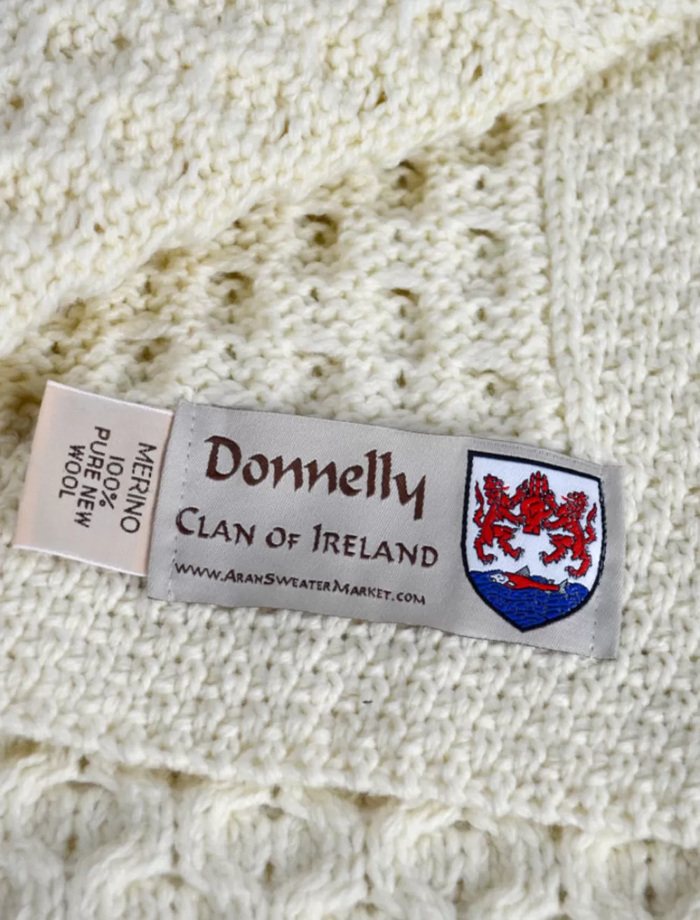 Outlet Donnelly Clan Aran Throw Clan Throws