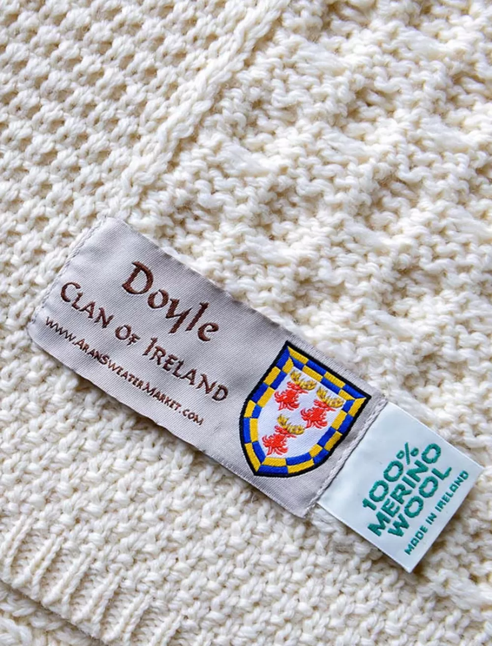 doyle_clan_aran_throw_2-2.webp Outlet Doyle Clan Aran Throw Clan Throws