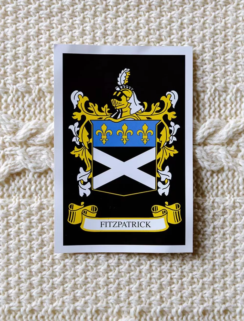 Shop Fitzpatrick Clan Aran Throw Clan Throws