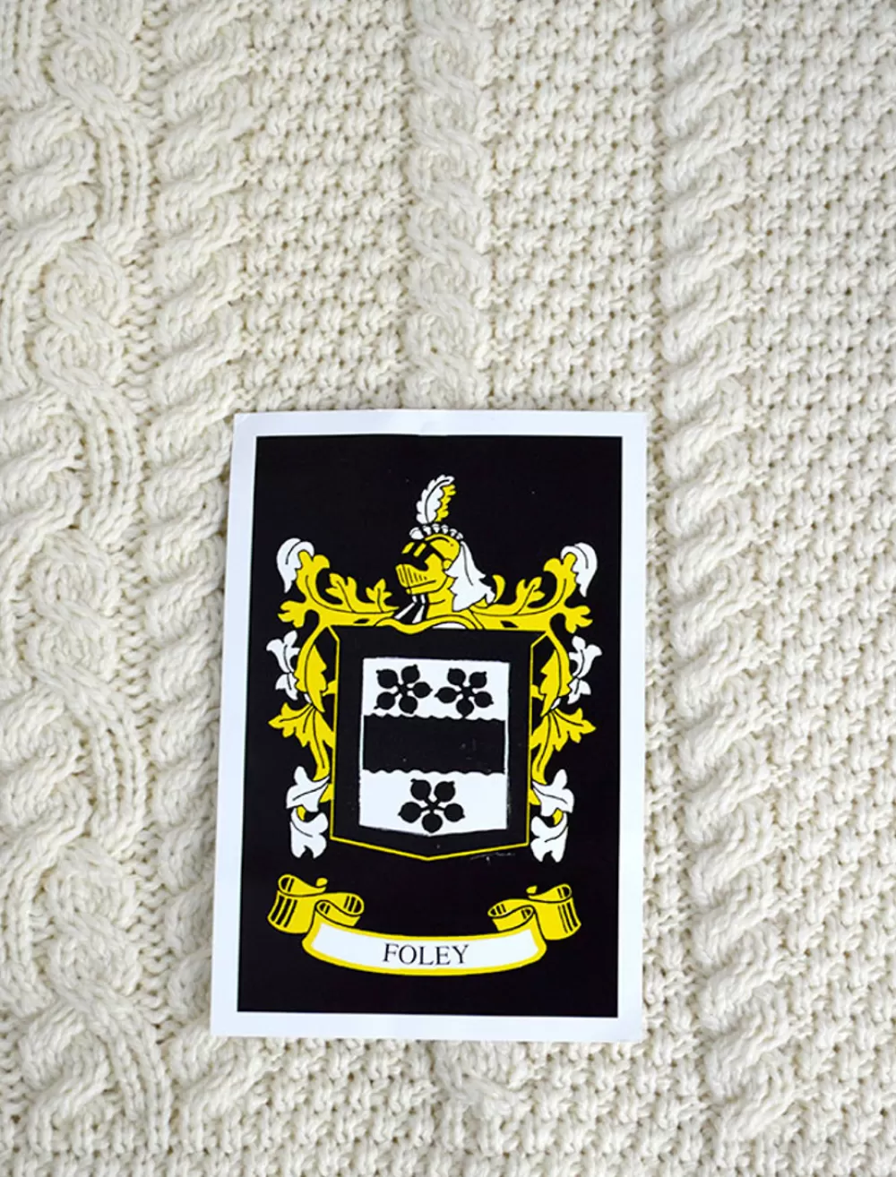 Shop Foley Clan Aran Throw Clan Throws