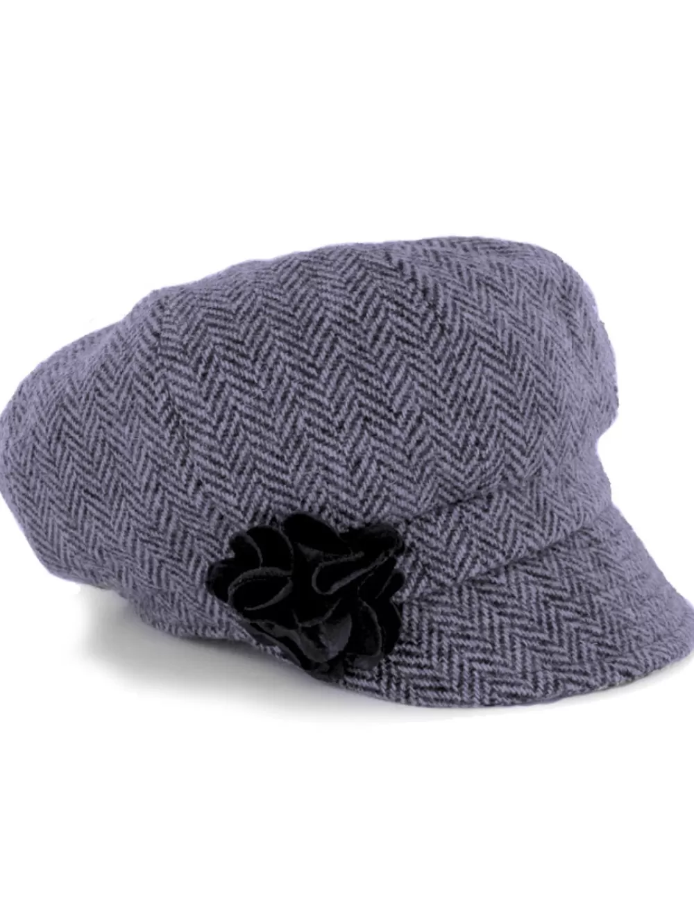Best Sale Ladies Tweed Newsboy Hat - Lilac Women Caps & Hats