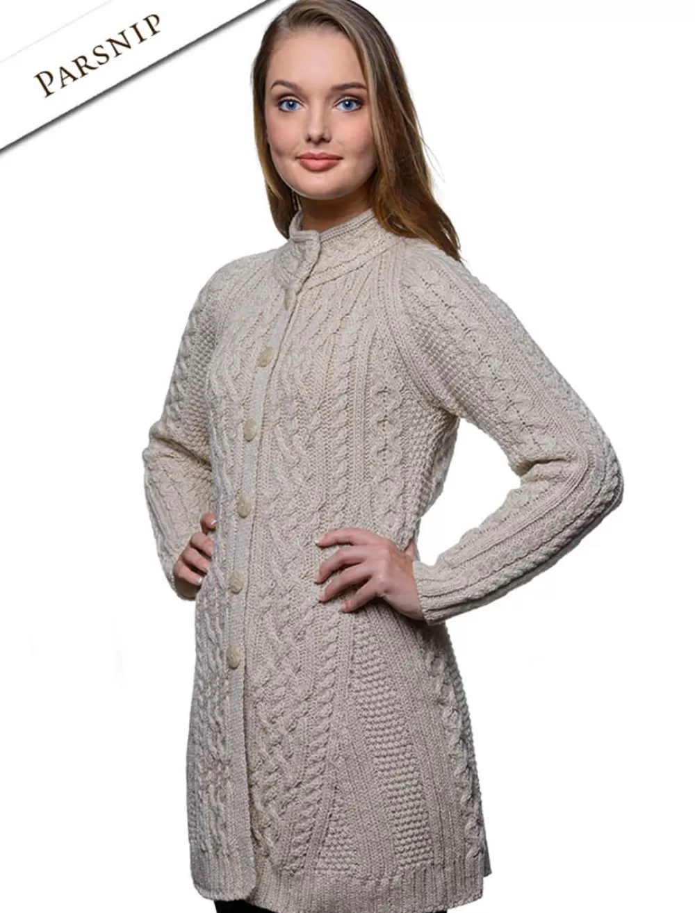 Shop Merino Wool Flared Coat Women Cardigans, Jackets & Coatigans