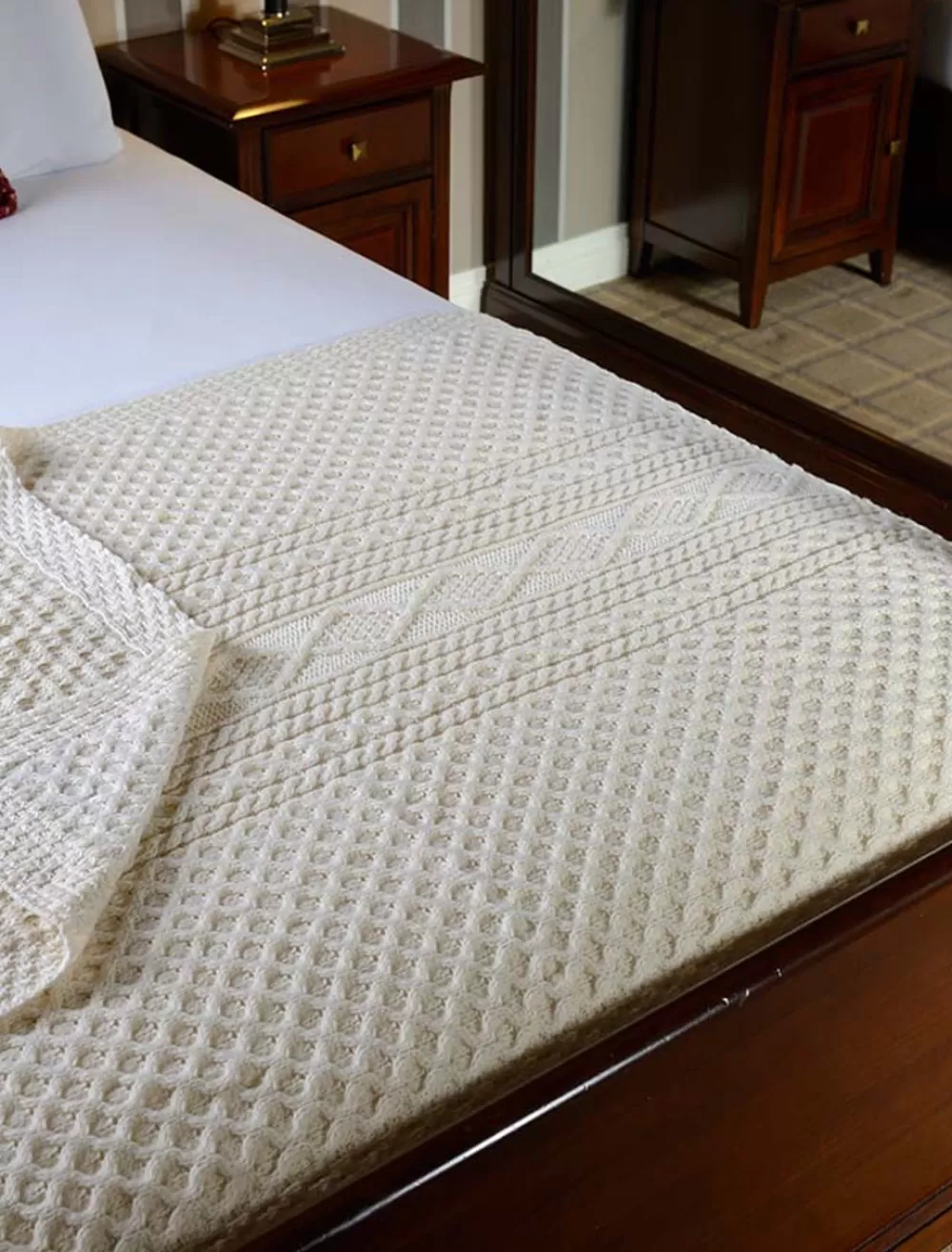 New O'Hara Clan Aran Throw Clan Throws