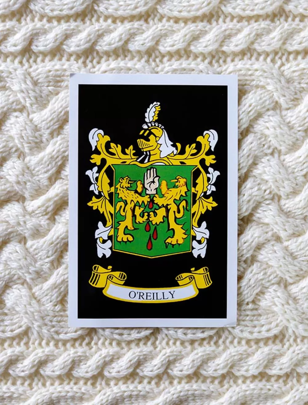 Clearance O'Reilly Clan Aran Throw Clan Throws
