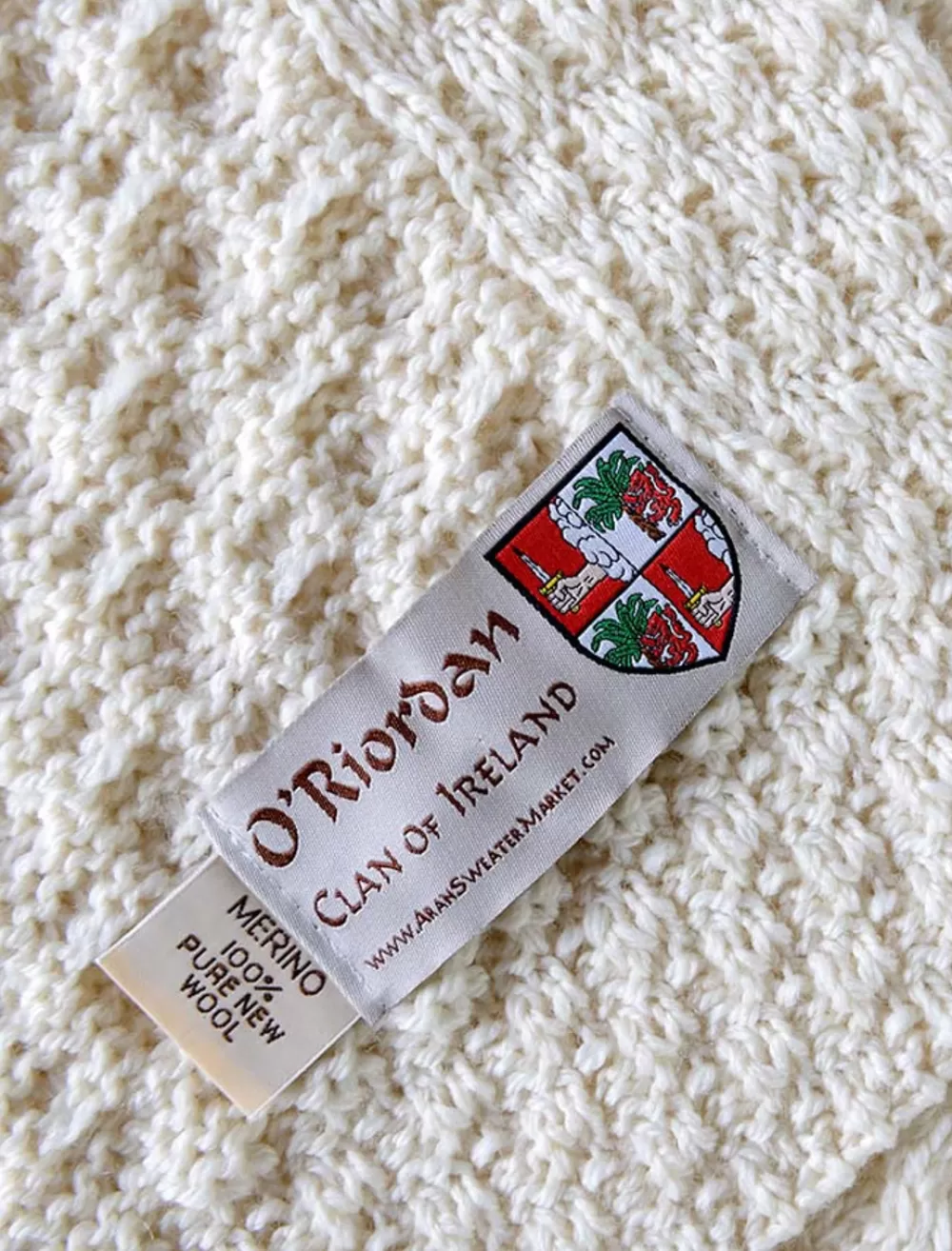 oriordan_clan_aran_throw_2-2.webp Sale O'Riordan Clan Aran Throw Clan Throws