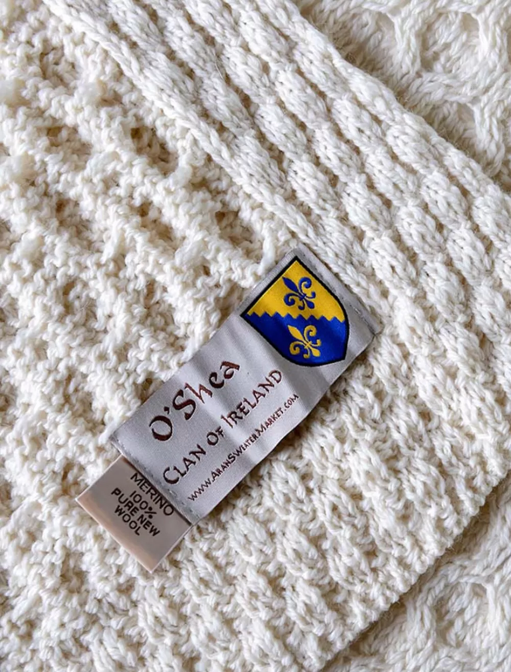 oshea_clan_aran_throw_2-3.webp Online O'Shea Clan Aran Throw Clan Throws