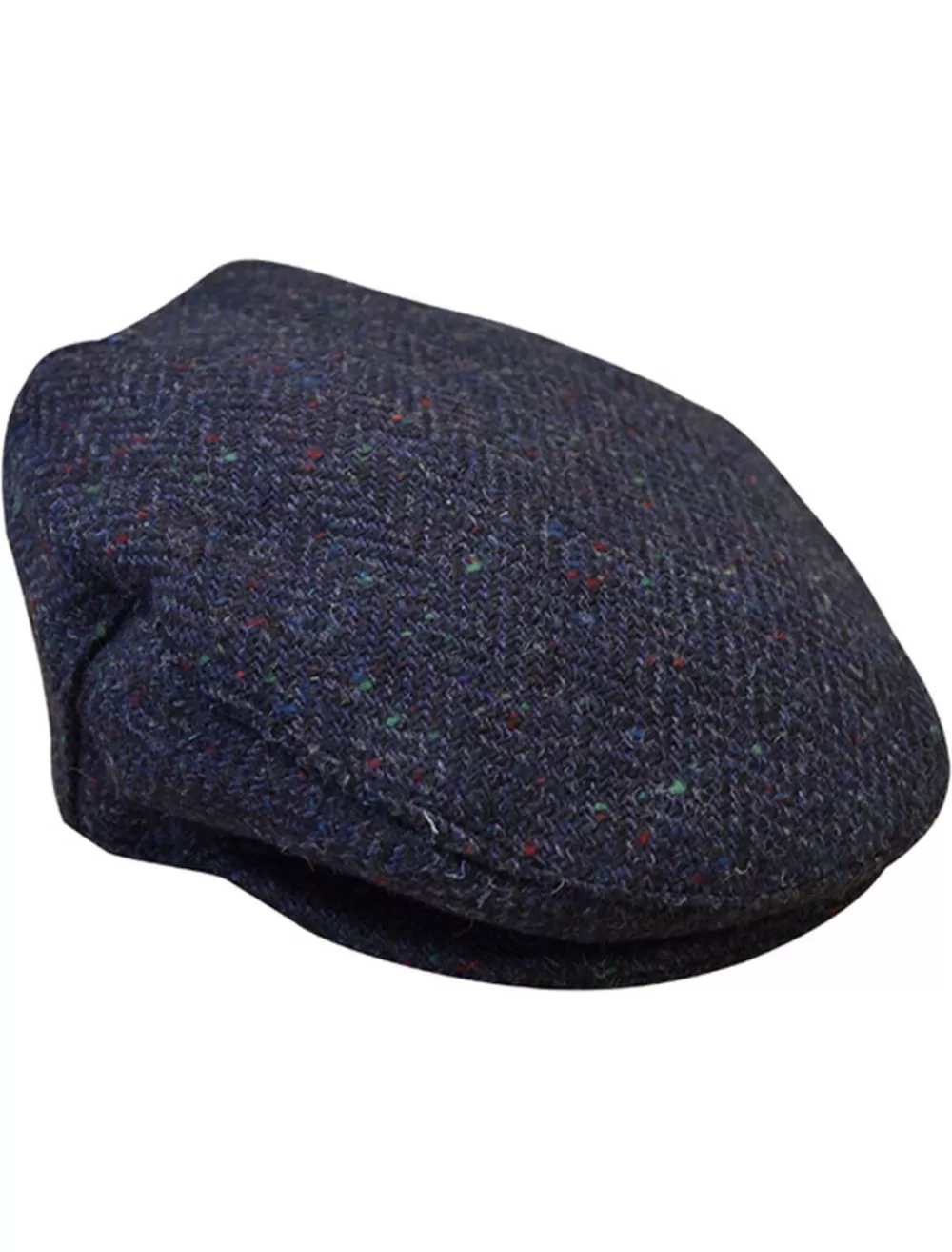 Store Tweed Flat Cap - Blue Irish Flat Caps