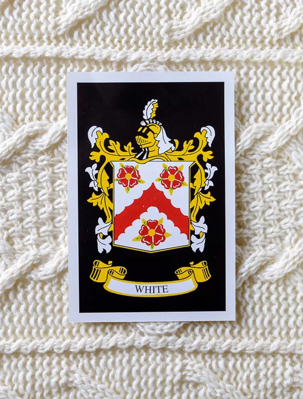Outlet White Clan Aran Throw Clan Throws