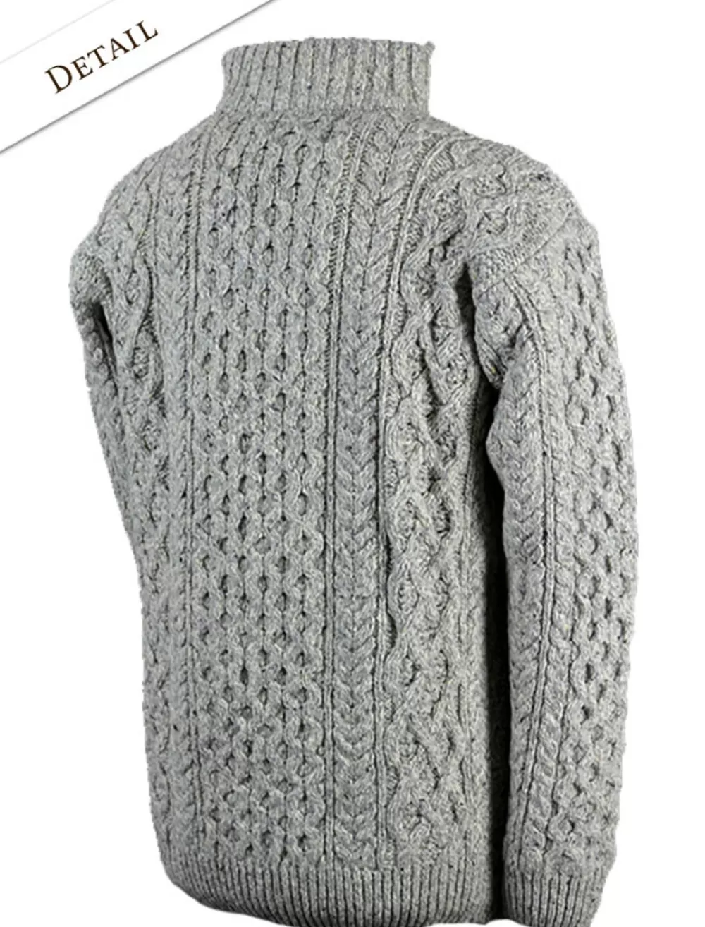 Outlet Wool Cashmere Aran Troyer Sweater Sweaters